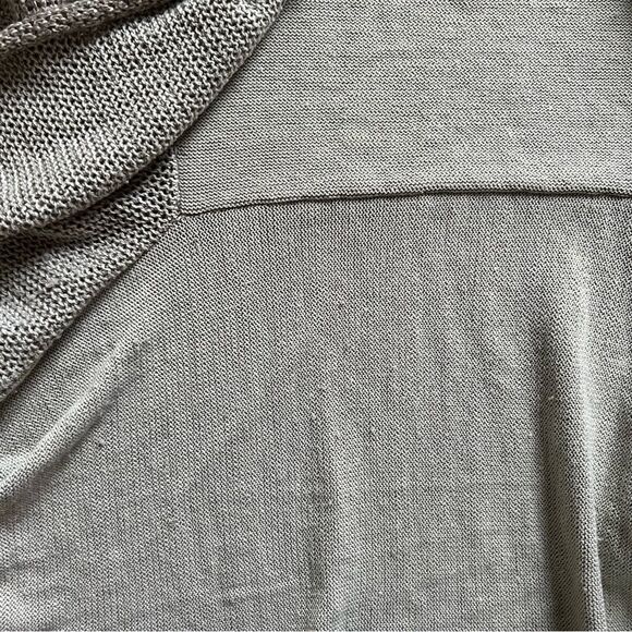 Culture Phit Wool Blend Tan Beige Thick Knit Open Cardigan Women's size Large - Picture 8 of 11